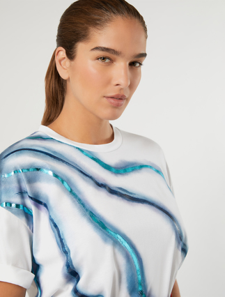 T-Shirt aus Baumwolljersey - WEISS - Marina Rinaldi - 6