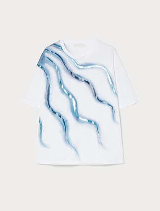 T-Shirt aus Baumwolljersey - Marina Rinaldi