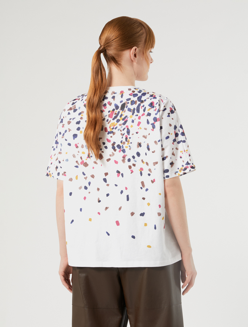 T-Shirt aus Jersey mit Stickerei - WEISS - Marina Rinaldi - 4