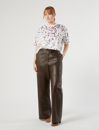T-Shirt aus Jersey mit Stickerei - Marina Rinaldi
