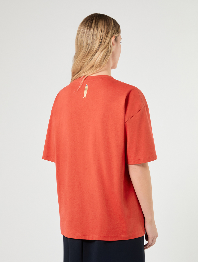 T-Shirt aus Jersey mit Fisch-Print - KORALLE - Marina Rinaldi - 5