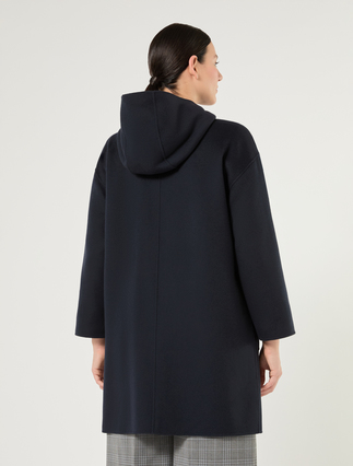 Cappotto in double di lana e cachemire - BLU NOTTE - Marina Rinaldi - 4
