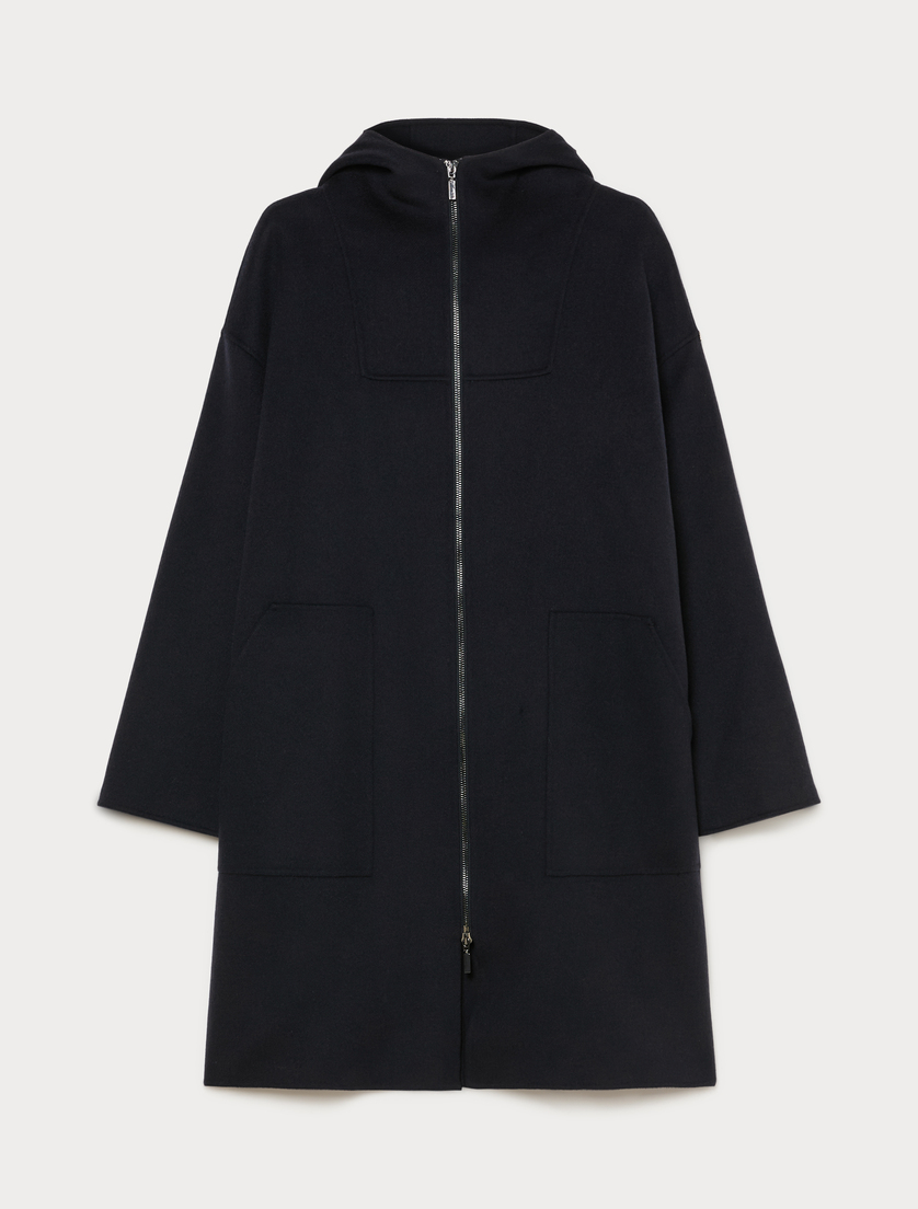 Cappotto in double di lana e cachemire - BLU NOTTE - Marina Rinaldi