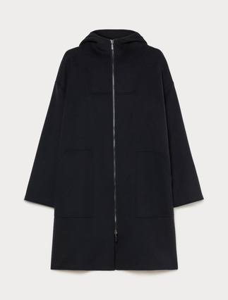 Cappotto in double di lana e cachemire - BLU NOTTE - Marina Rinaldi - 1