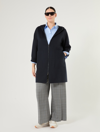 Cappotto in double di lana e cachemire - BLU NOTTE - Marina Rinaldi - 2