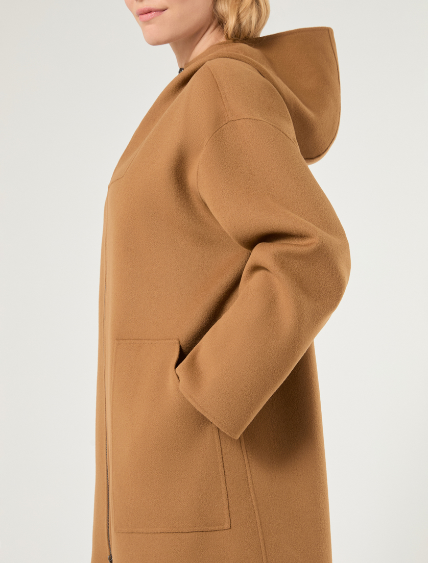 Double-faced wool and cashmere coat - BISCUIT - Marina Rinaldi - 5