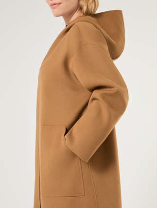 Double-faced wool and cashmere coat - BISCUIT - Marina Rinaldi - 5