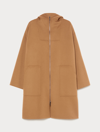 Double-faced wool and cashmere coat - BISCUIT - Marina Rinaldi - 1