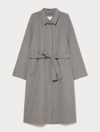 Double wool and nylon coat - MEDIUM GREY - Marina Rinaldi - 1