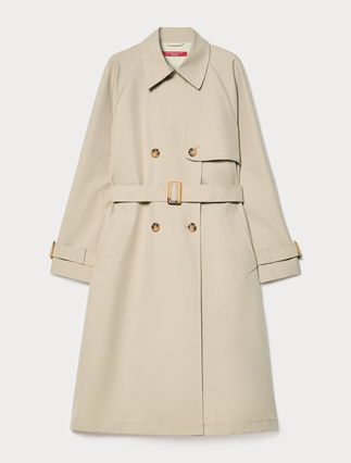 Water-repellent twill trench coat - Marina Rinaldi