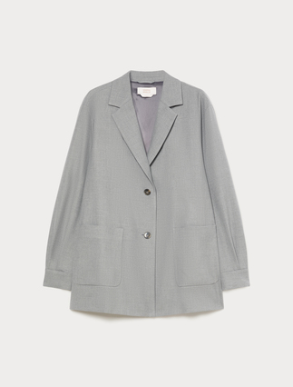 Viscose-blend twill jacket - Marina Rinaldi