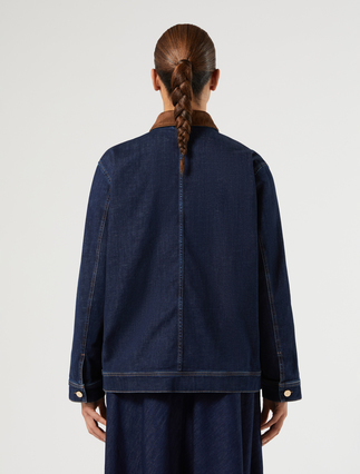 Veste en denim - BLEU NUIT - Marina Rinaldi - 4