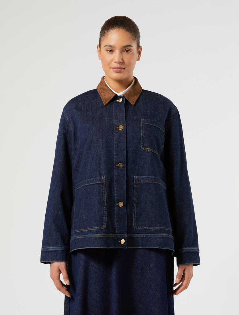 Veste en denim - BLEU NUIT - Marina Rinaldi - 3