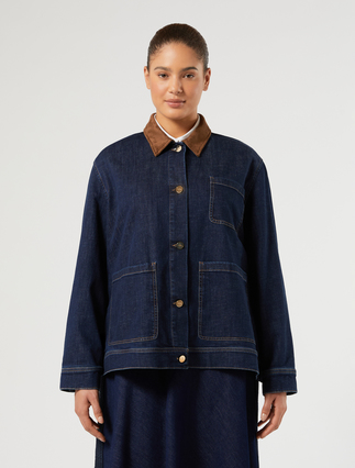 Veste en denim - BLEU NUIT - Marina Rinaldi - 3