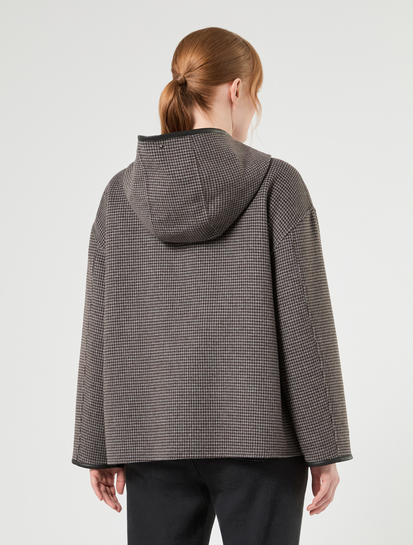 Double wool-blend jacket - CHOCOLATE - Marina Rinaldi - 4
