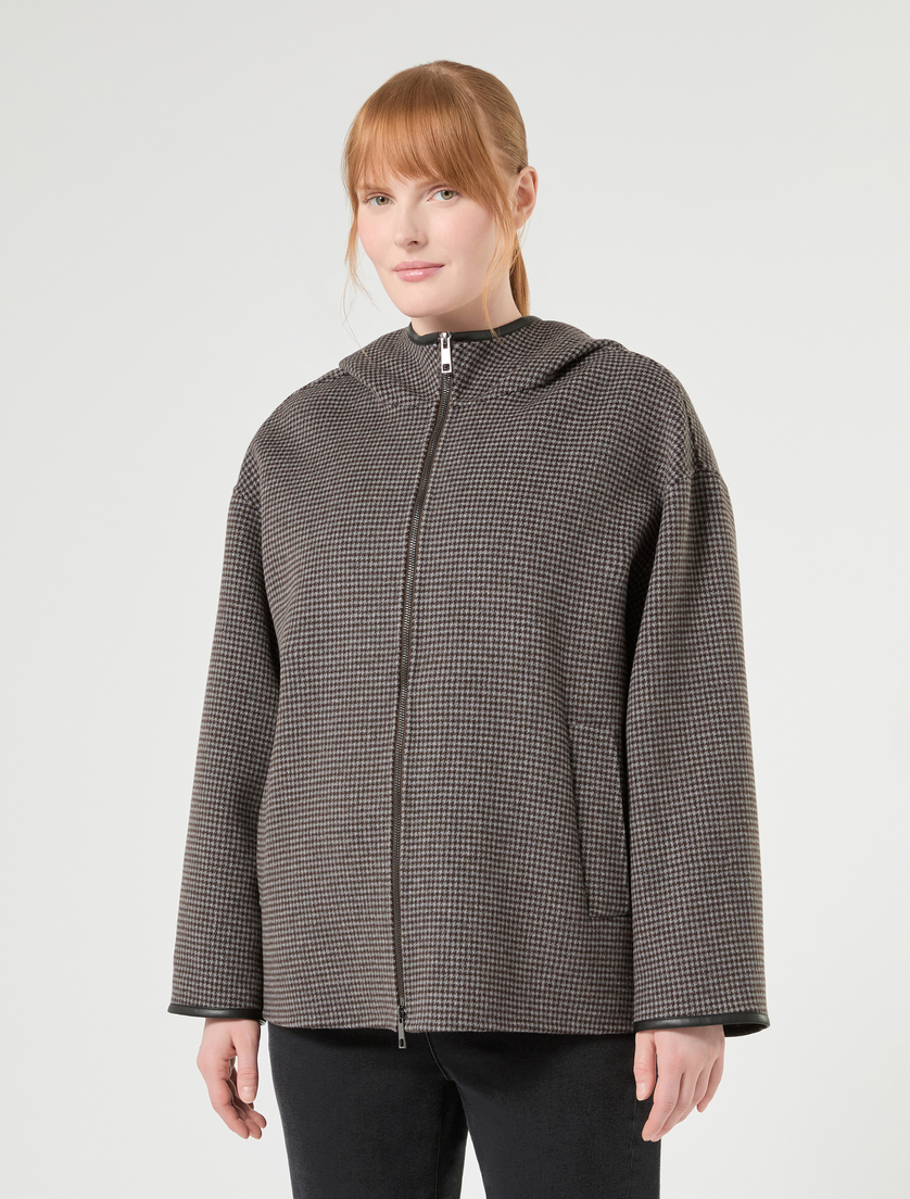 Double wool-blend jacket - CHOCOLATE - Marina Rinaldi - 3