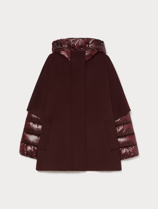 Wool-blend cloth heavy jacket - Marina Rinaldi