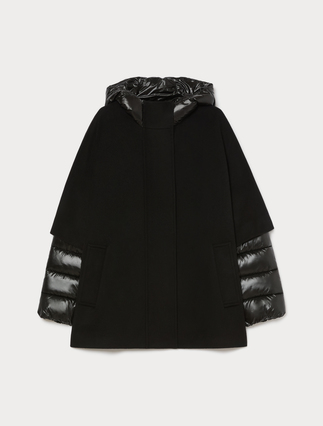 Wool-blend cloth heavy jacket - Marina Rinaldi