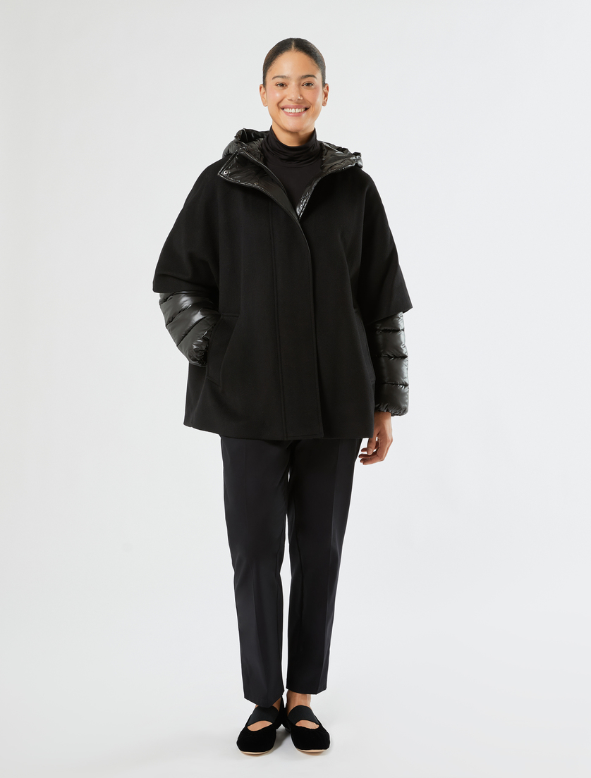 Wool-blend cloth heavy jacket - Marina Rinaldi