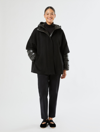 Wool-blend cloth heavy jacket - Marina Rinaldi