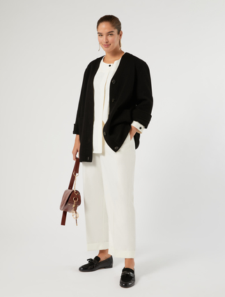 Double-faced wool and cashmere coat - Marina Rinaldi