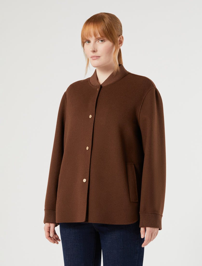 Double wool-blend jacket - BISCUIT - Marina Rinaldi - 3