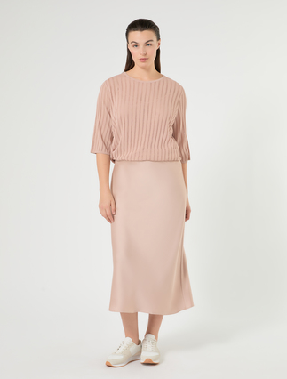 Fluid satin skirt - Marina Rinaldi
