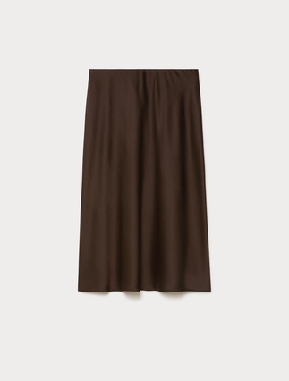Fluid satin skirt - Marina Rinaldi