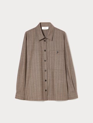 Stretch flannel shirt - MUD - Marina Rinaldi - 1