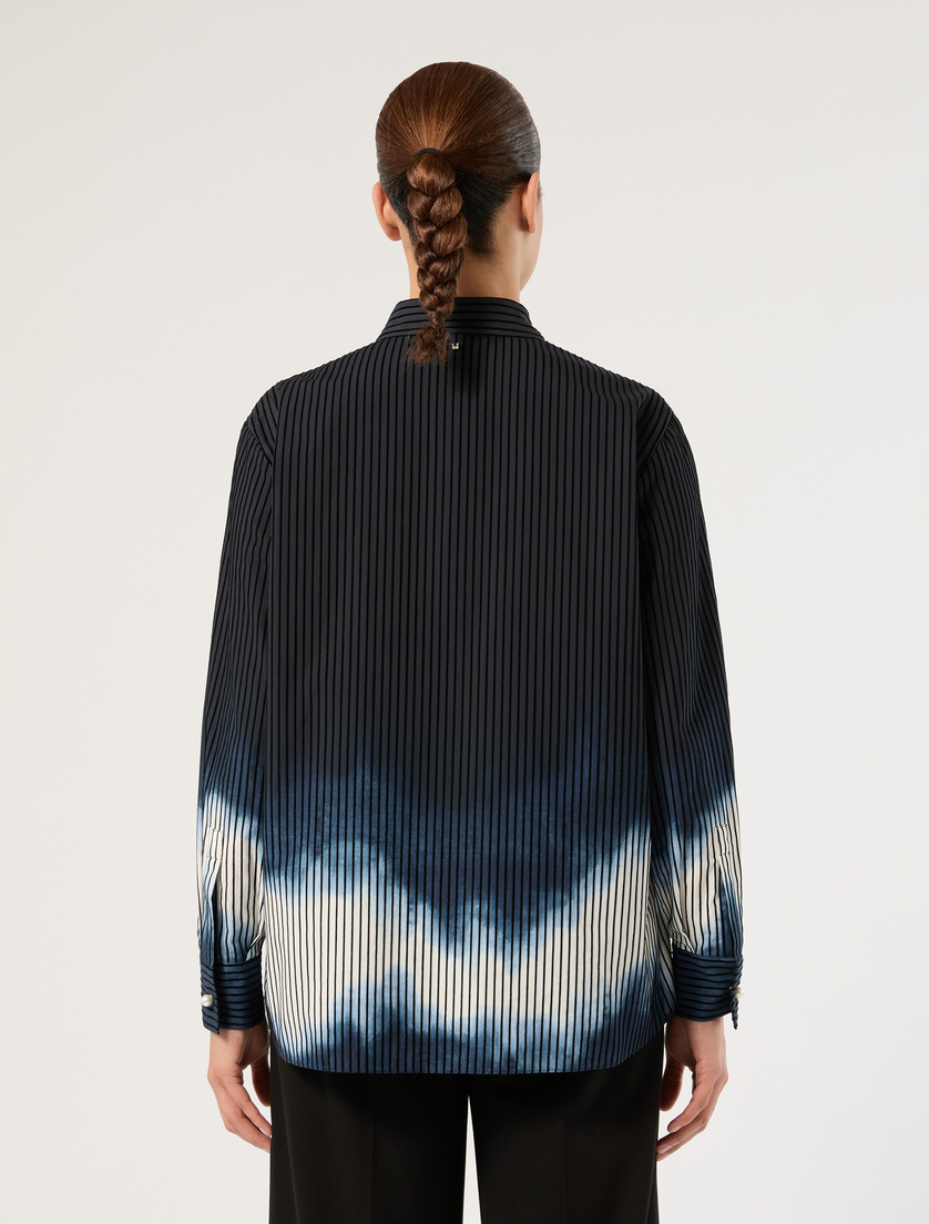 Poplin shirt - BLUE/BLACK - Marina Rinaldi - 4