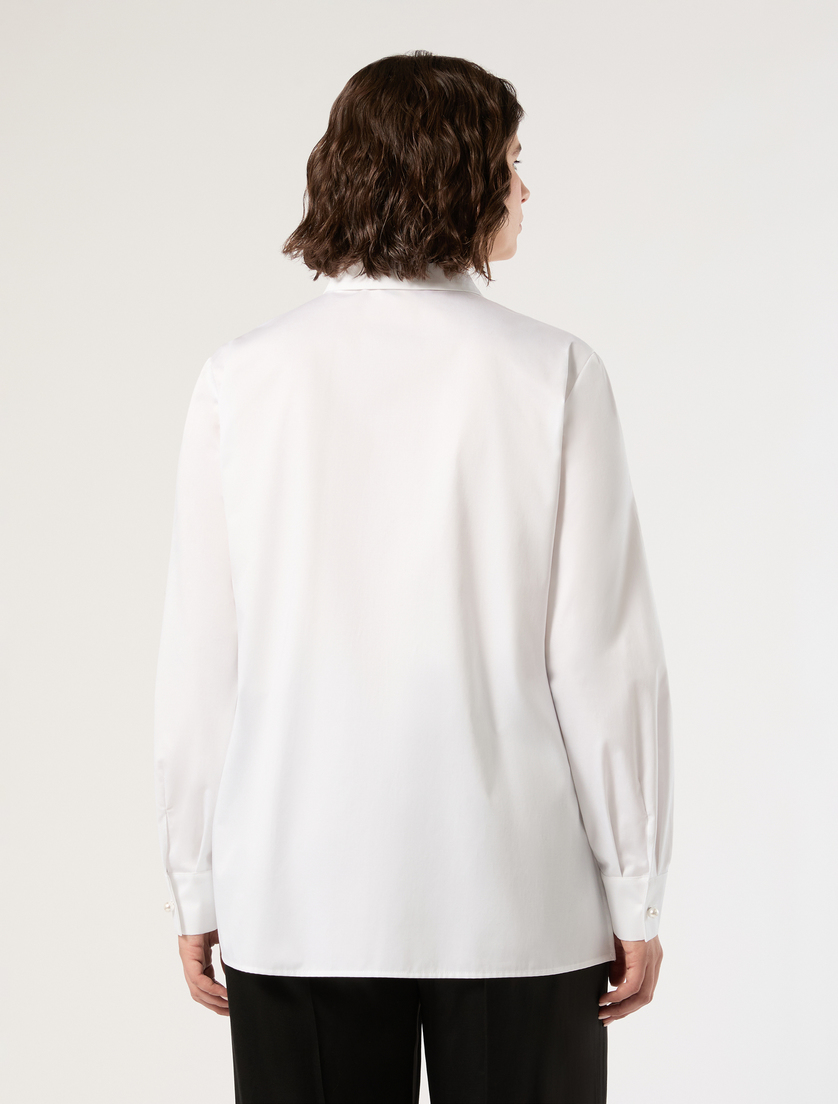 Satin shirt - OPTICAL WHITE - Marina Rinaldi - 4