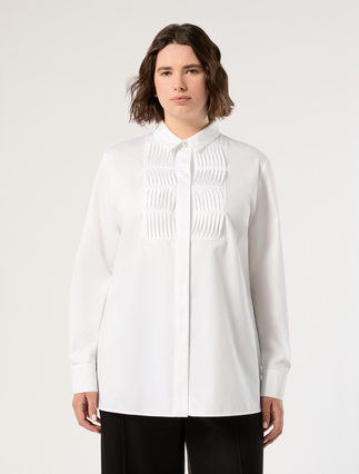 Satin shirt - OPTICAL WHITE