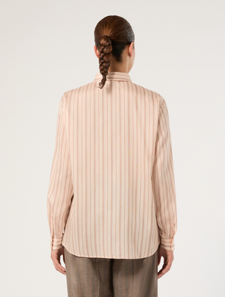 Yarn-dyed poplin shirt - PINK - Marina Rinaldi - 4