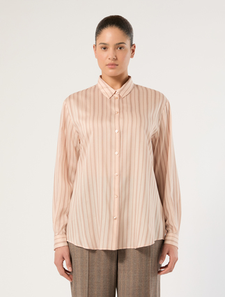 Yarn-dyed poplin shirt - PINK - Marina Rinaldi - 3