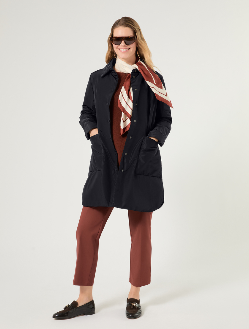 Cotton and nylon trousers - BORDEAUX - Marina Rinaldi - 2