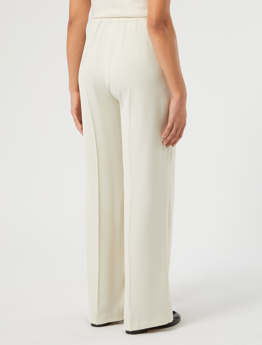 Wide-fit twill trousers - SAND - Marina Rinaldi - 4
