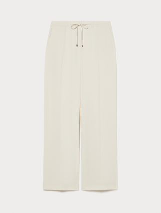 Wide-fit twill trousers - SAND - Marina Rinaldi - 1