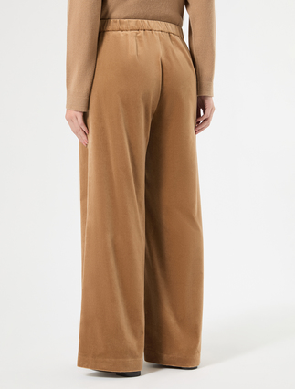 Pantaloni ampi in velluto - CAMMELLO - Marina Rinaldi - 4