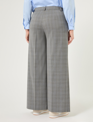 Pantaloni in twill di pura lana - GRIGIO MEDIO - Marina Rinaldi - 4
