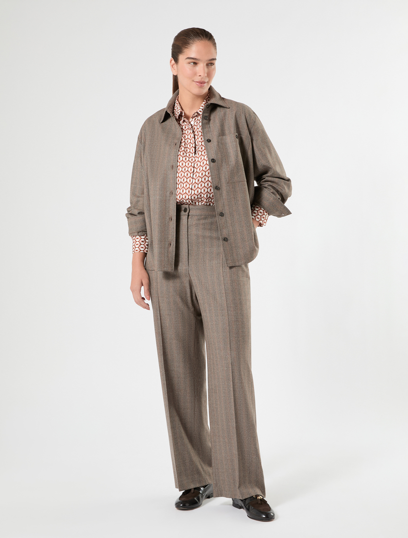 Flannel trousers - Marina Rinaldi