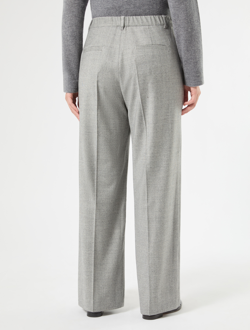 Flannel trousers - IVORY - Marina Rinaldi - 4
