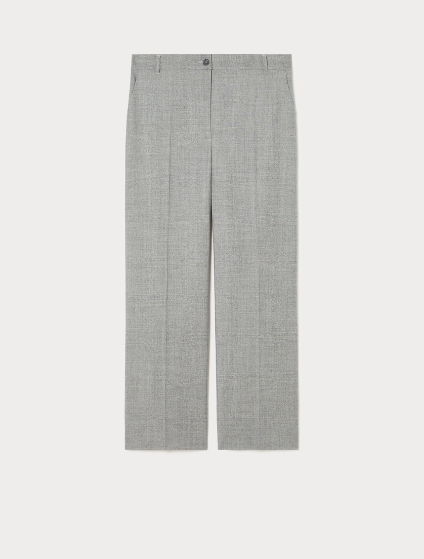 Flannel trousers - IVORY - Marina Rinaldi