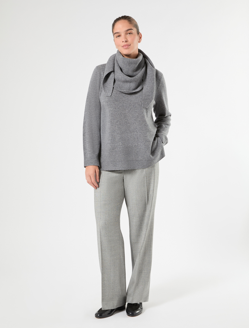 Flannel trousers - IVORY - Marina Rinaldi - 2