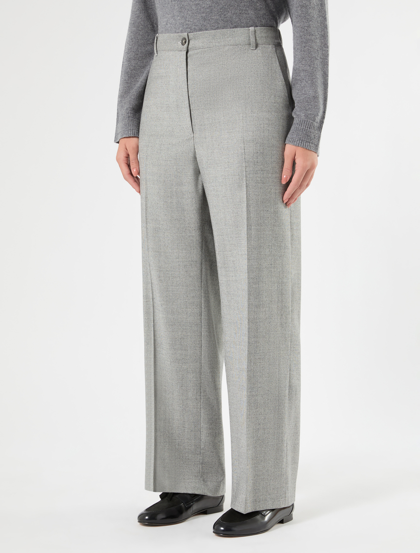 Flannel trousers - IVORY - Marina Rinaldi - 3