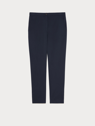 Slim gabardine trousers - Marina Rinaldi
