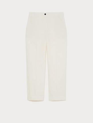 Cotton canvas trousers - Marina Rinaldi