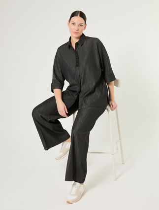 Jeans in denim di cotone - BLU NOTTE - Marina Rinaldi - 2