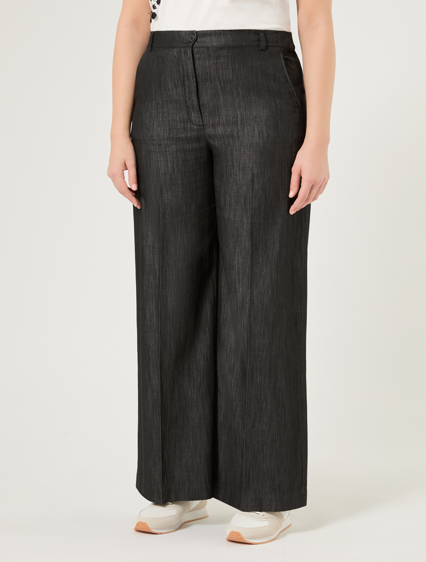 Jeans in denim di cotone - BLU NOTTE - Marina Rinaldi - 3