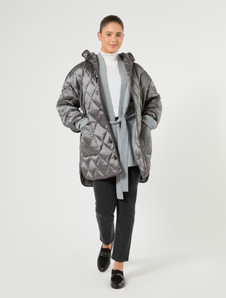 Jean slim en denim de coton mélangé - NOIR - Marina Rinaldi - 2