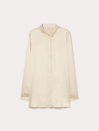 Chemise en satin de soie - Marina Rinaldi